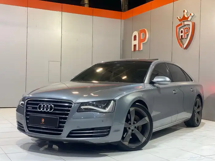 اودي A8 2014 عداد ((144الف)) بحاله نظيفة جدا 2