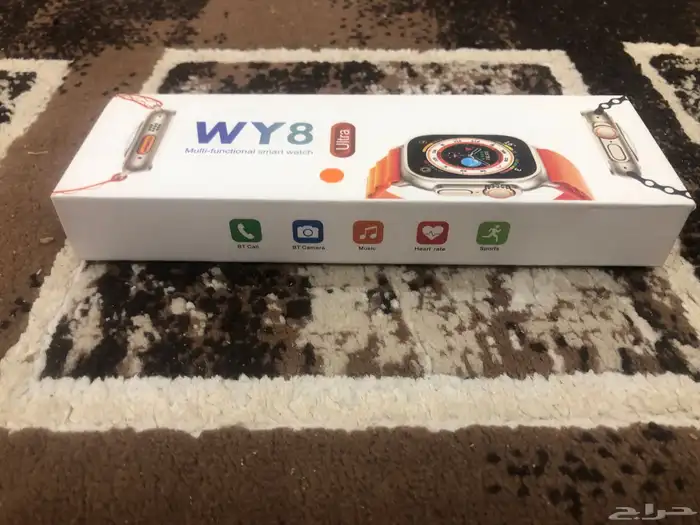 سلام عليكم اعرض لكم ساعة الترا 8 ميزته حلوه رياضه مؤقت زينه 2