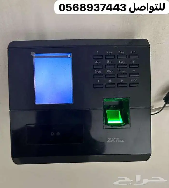 اجهزة بصمة واي فاي تركيب جهاز بصمه مع البرنامج حضور وانصراف 2