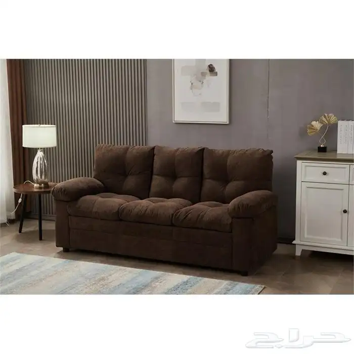 طقم كنب مكون من كنبة ثلاثي و ثنائي صناعة صينية جاهزة 1