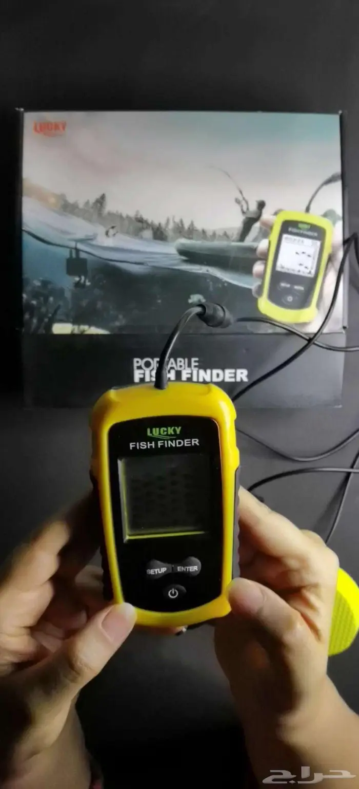 جهاز لوكي سونار Luck fish finder 4