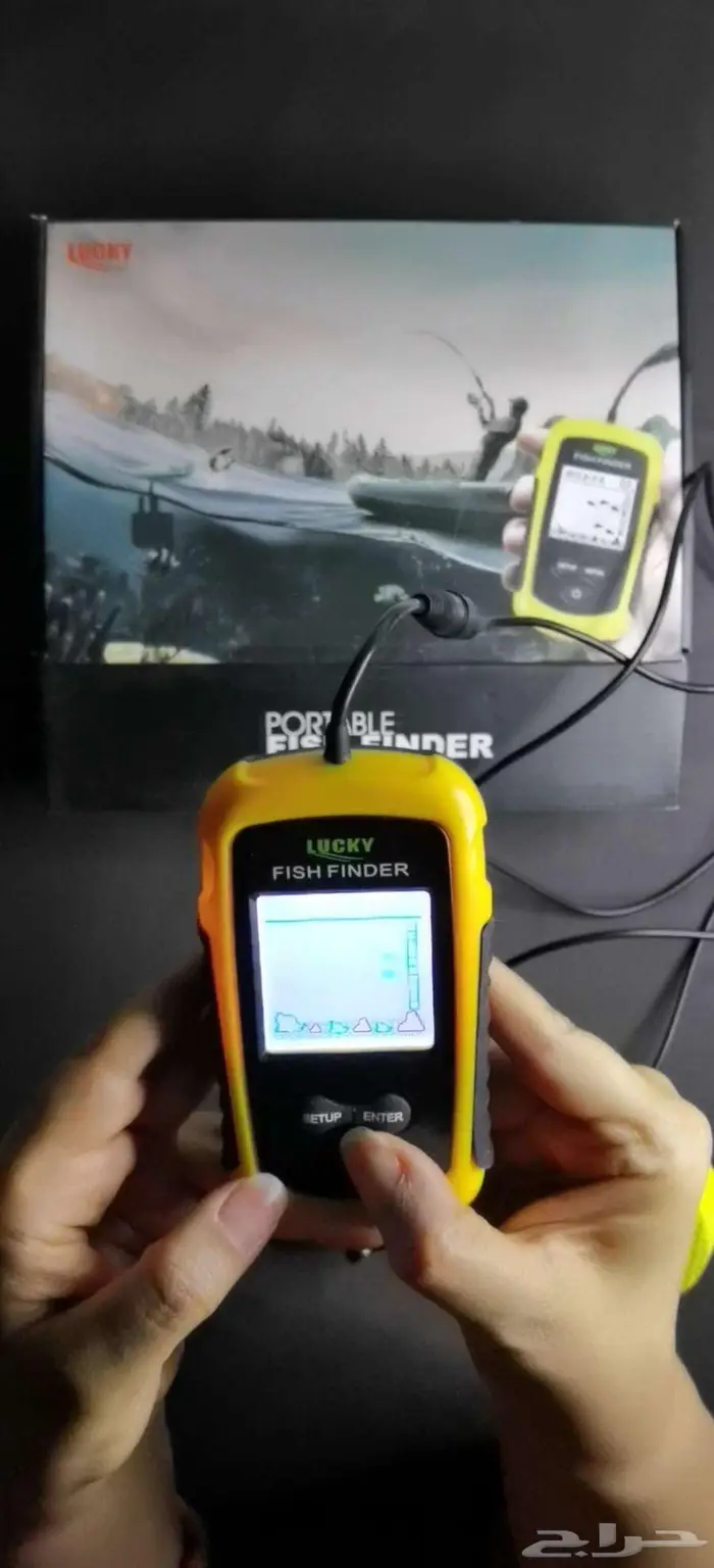 جهاز لوكي سونار Luck fish finder 2