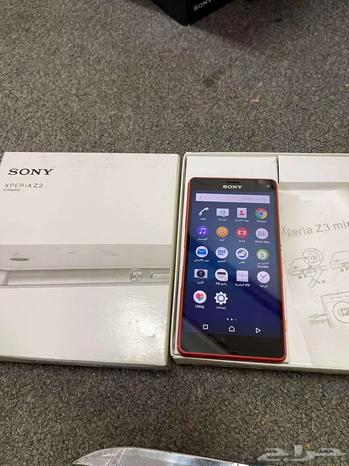 اجهزة فى حالة الجديد سونىz3  z3compact   lg   قلاب 18