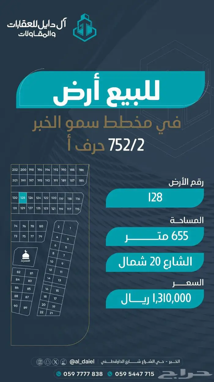 للبيع 3 أراضي متجاورات شارع 60 شرق حي كامل الخدمات 38