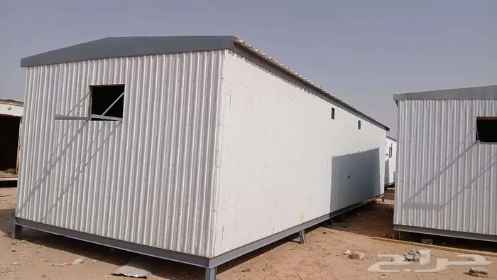 للبيع بركس غرفه جاهزه متنقلة كارافان 4في12 غرفتينوحمام ومطبخ 1
