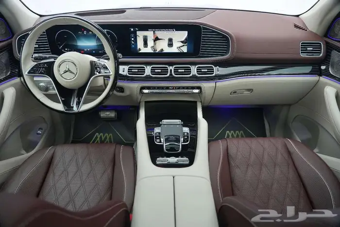 مرسيدس مايباخ GLS 600 موديل 2025 خليجي أسود ماهوجاني 6
