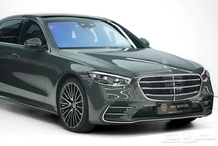 مرسيدس S 500 موديل 2025 أصفار خليجي رمادي سيليكون جملي 2