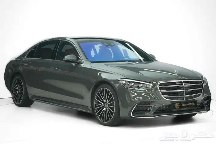 مرسيدس S 500 موديل 2025 أصفار خليجي رمادي سيليكون جملي 0