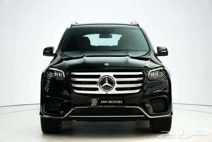 مرسيدس GLS 450 موديل 2025 أصفار خليجي أسود بني 1
