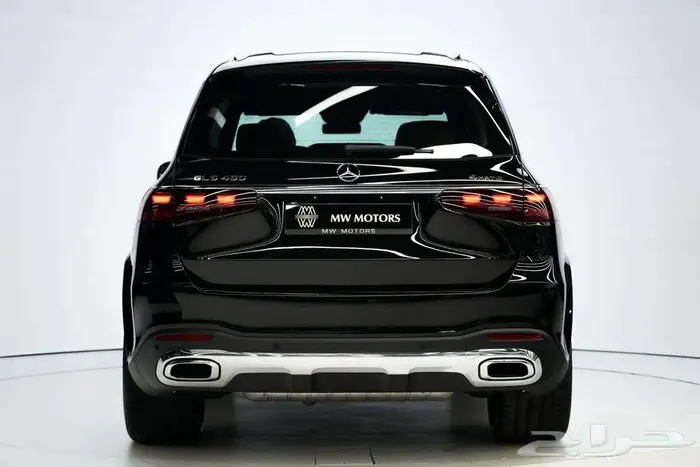 مرسيدس GLS 450 موديل 2025 أصفار خليجي أسود بني 4