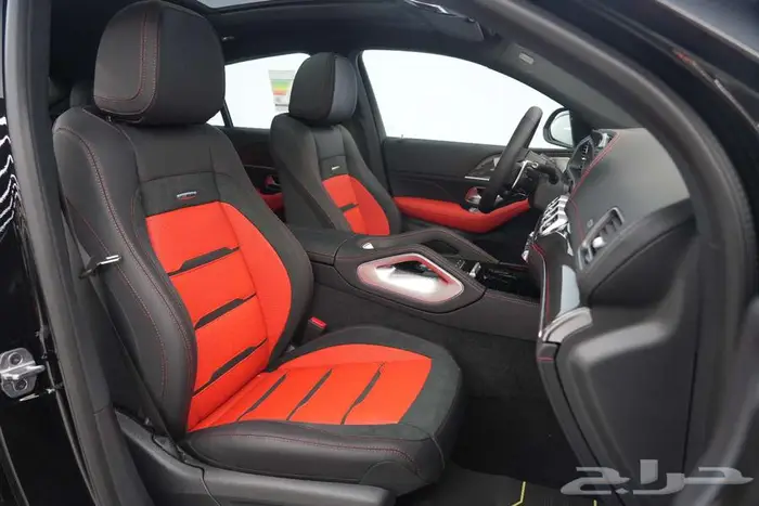 مرسيدس GLE 53 Coupe موديل 2025 أصفار خليجي أسود أحمر 9