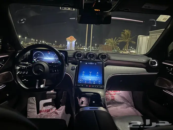 مرسيدس C300 موديل 2022   وارد أمريكا   AMG kit night P 5