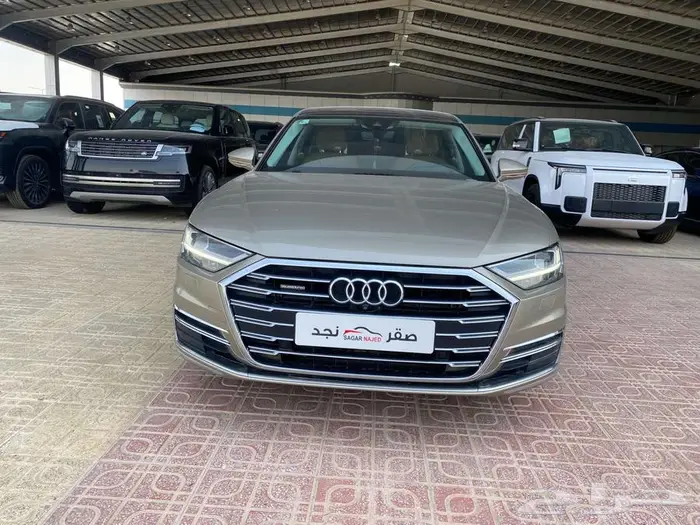 اودي A8L موديل 2019 ذهبي 0