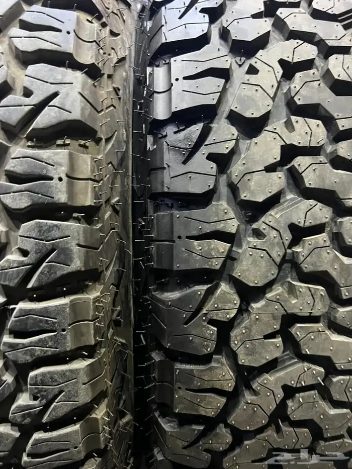 جنوط برايد 6 مسمار مع كفرات فيرتيش نص حجري مقاس 275 70 17 10