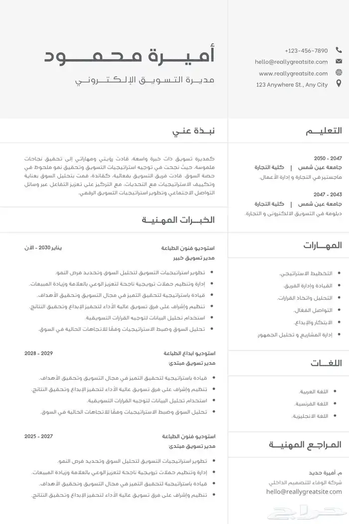 سيرة ذاتيه Ats 2