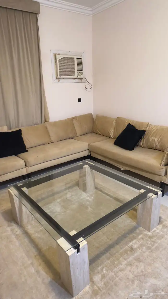 طاوله متر ف متر جديده وكنب مستعمل 5
