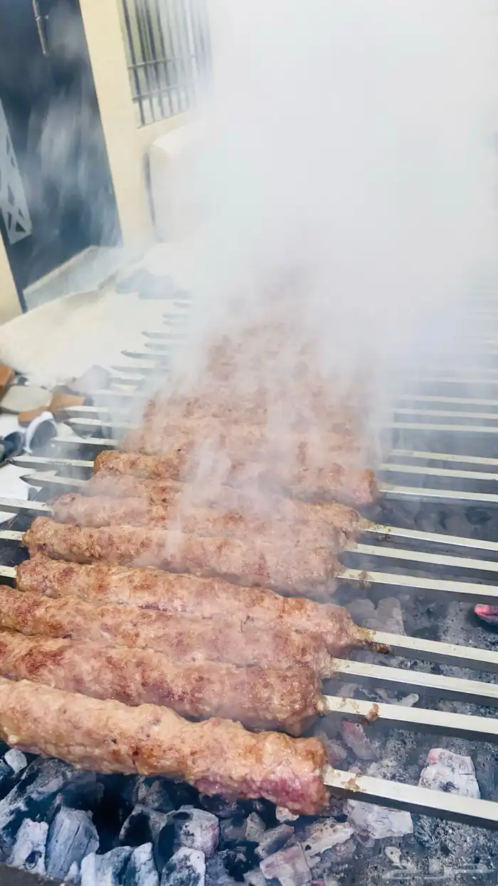 معلم مشويات خارجية مشاوي شواء مشوي مقلقل دوار السعادة حميس 1