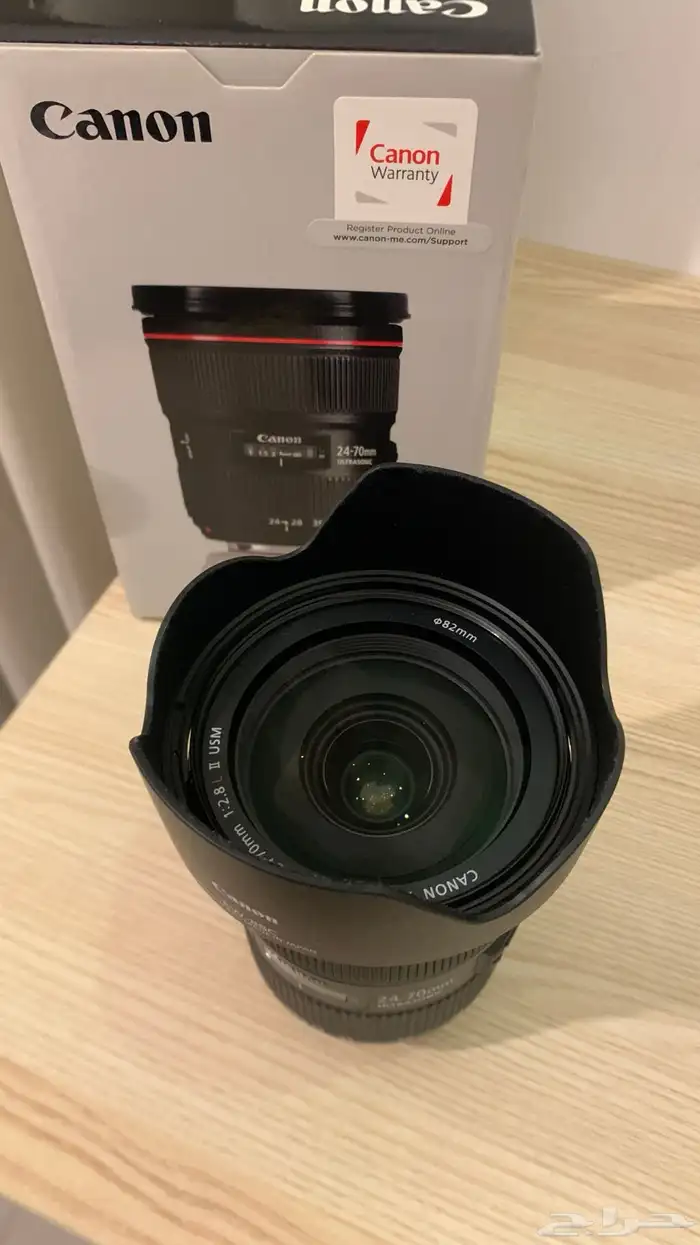 بيع كميرا جديده canon 5D mark lv وعدسة جديده كانون 70-24 mm 4