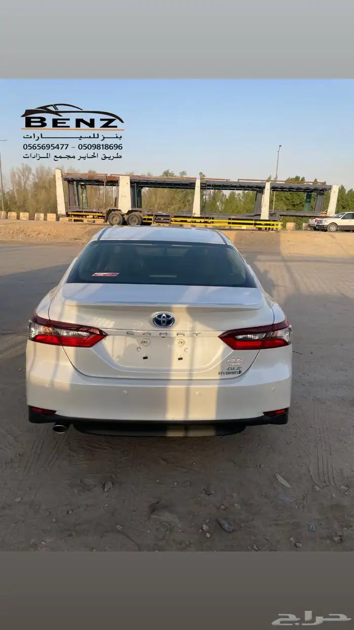 تويوتا كامري هايبرد غير مصدوم 8
