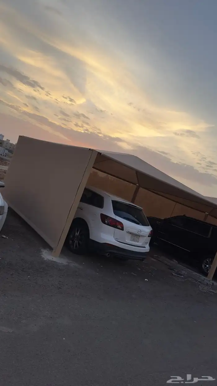 مظلة سيارات كبيره 5