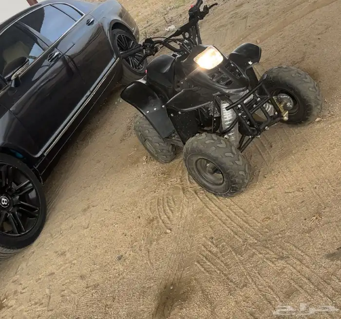 دباب 95cc مافي شي بس تهريب بنزين الدباب نشيط وعزمه لون اسود 0