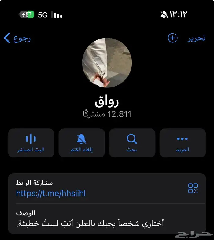 قناة تلجرام 12 الف 0
