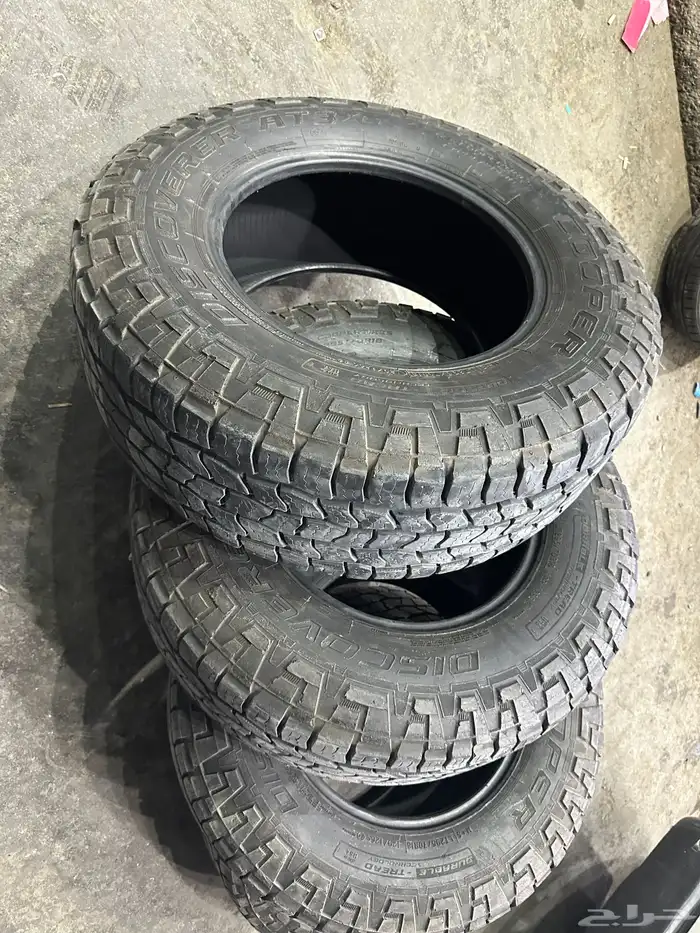 كفرات نص حجري كوبر امريكي مقاس 295 70 18 11