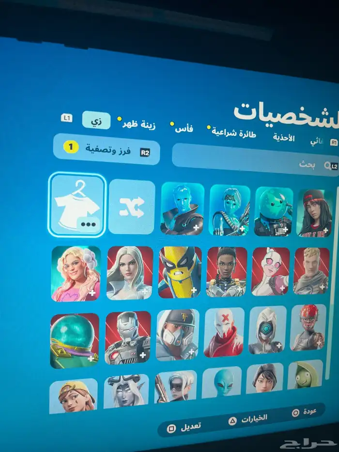 حساب فورت نايت وروكت ليق للبيع 0