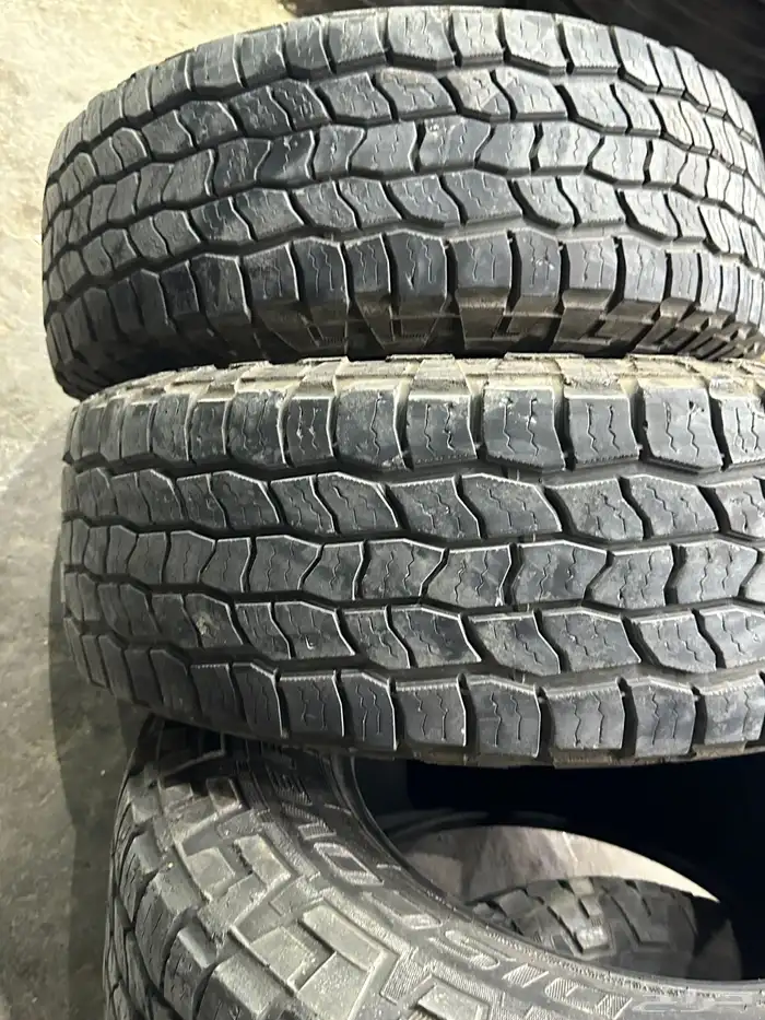 كفرات نص حجري كوبر امريكي مقاس 295 70 18 20
