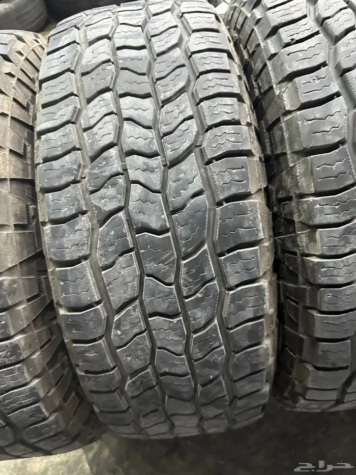 كفرات نص حجري كوبر امريكي مقاس 295 70 18 7