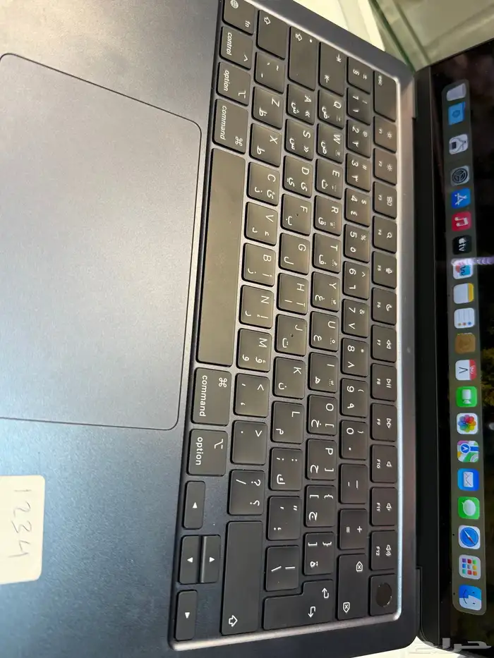 ماك بوك   آير 2024 معالج M2 بكرتونه واغراضه 256 قيقاء 14