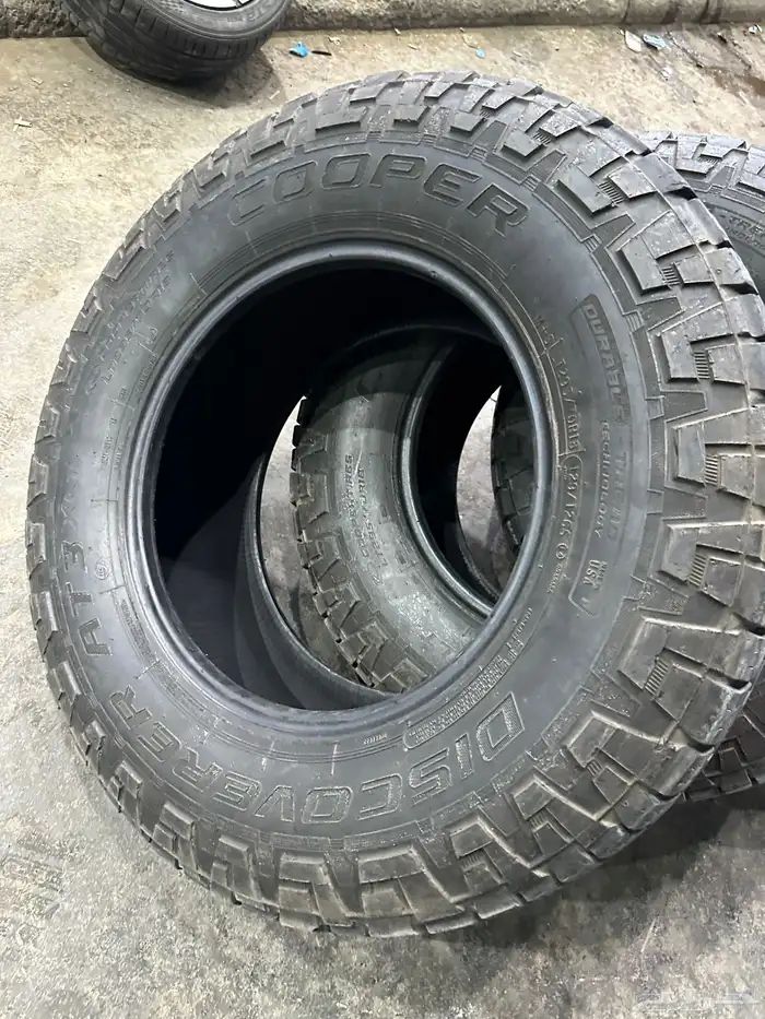كفرات نص حجري كوبر امريكي مقاس 295 70 18 10