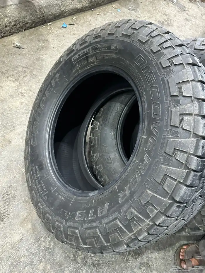 كفرات نص حجري كوبر امريكي مقاس 295 70 18 19