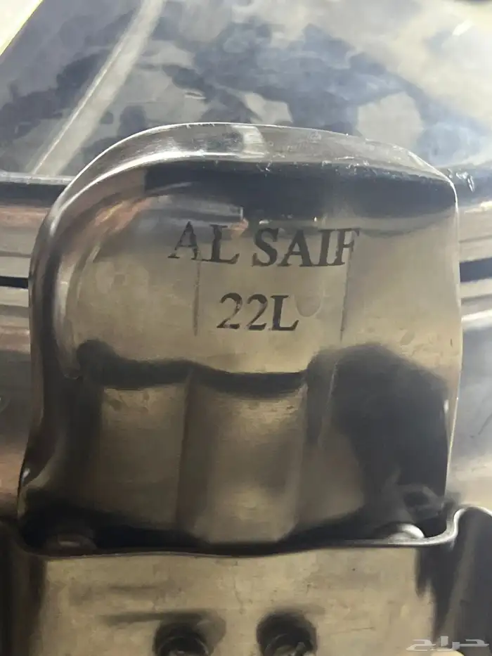 ظغط 8لتر استيل. نضيف ومحمصة قهوه نضيف استخدام قليل وظغط 22 12