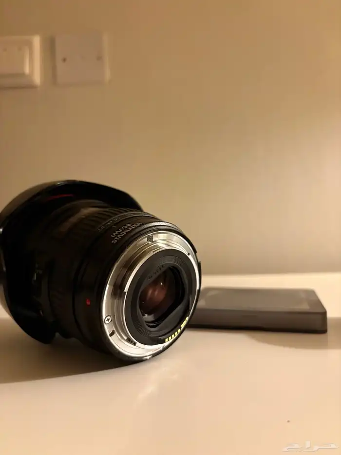 عدسة Canon EF 24-105mm f 4 مع الأدابتر   فلتر ND 2