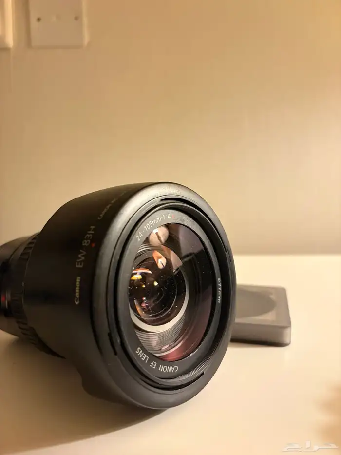 عدسة Canon EF 24-105mm f 4 مع الأدابتر   فلتر ND 1