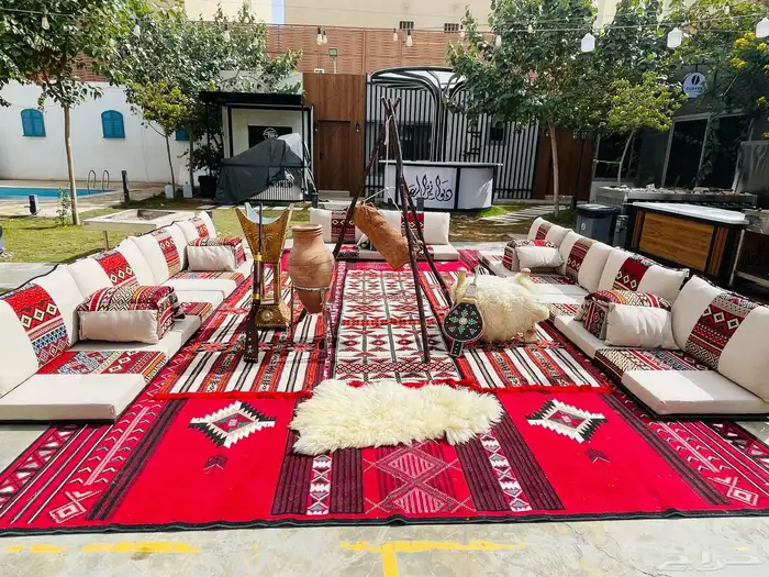 تاجير كراسي تأجير كنب وجلسات شعبية وتنظيم معارض 32