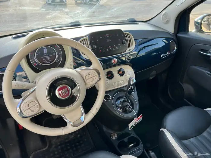 فيات 500C 2020 نظيف مخزن مستخدم واحد ممشى قليل سعودي 17