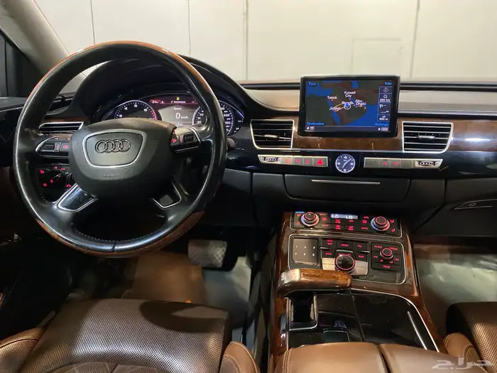 اودي A8 2014 عداد ((144الف)) بحاله نظيفة جدا 6