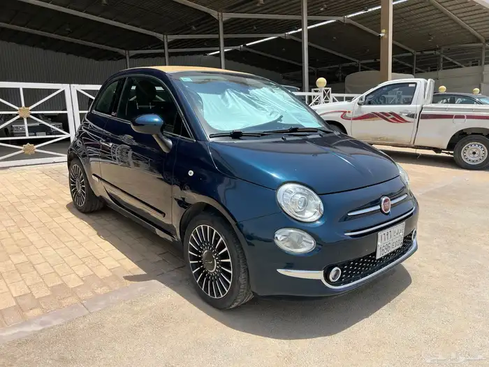 فيات 500C 2020 نظيف مخزن مستخدم واحد ممشى قليل سعودي 0