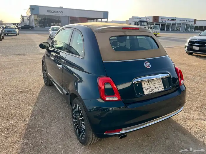 فيات 500C 2020 نظيف مخزن مستخدم واحد ممشى قليل سعودي 11