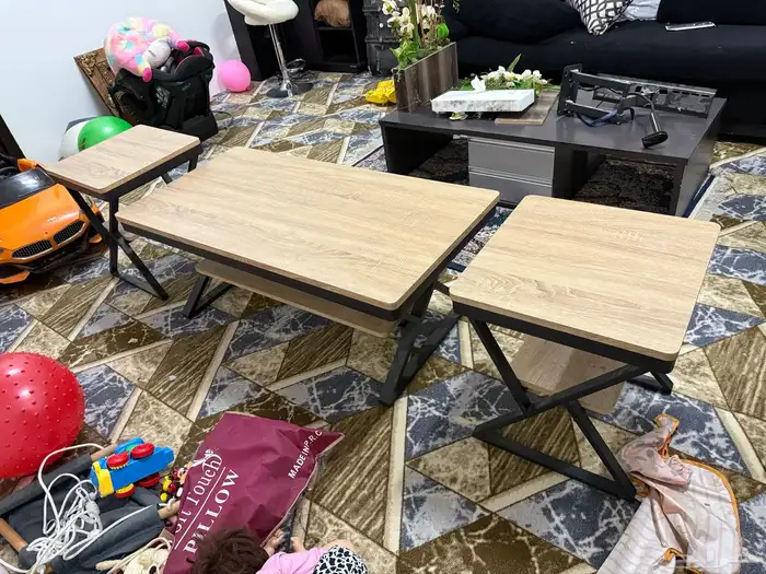 طاولة قهوة للضيوف مع طاولتين صغيرتين 4