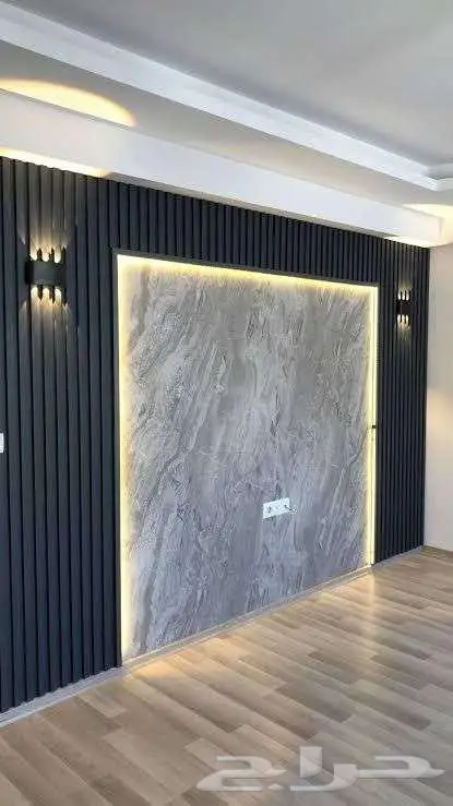 تسريحه دواليب مدخل بيت ديكورات شاشه باركيه شيبورد رخام تصميم 2