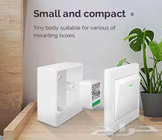 مفتاح إنارة ذكي (رباعي) صغير الحجم يعمل بنظام واي فاي wifi 1