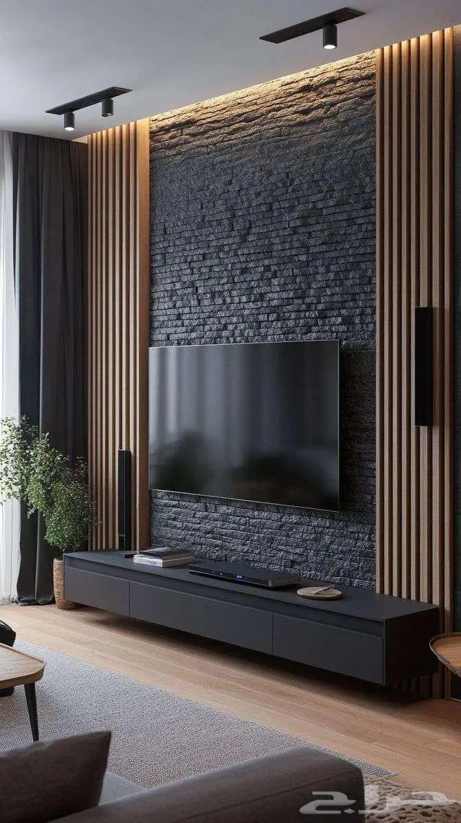 تسريحه دواليب مدخل بيت ديكورات شاشه باركيه شيبورد رخام تصميم 0