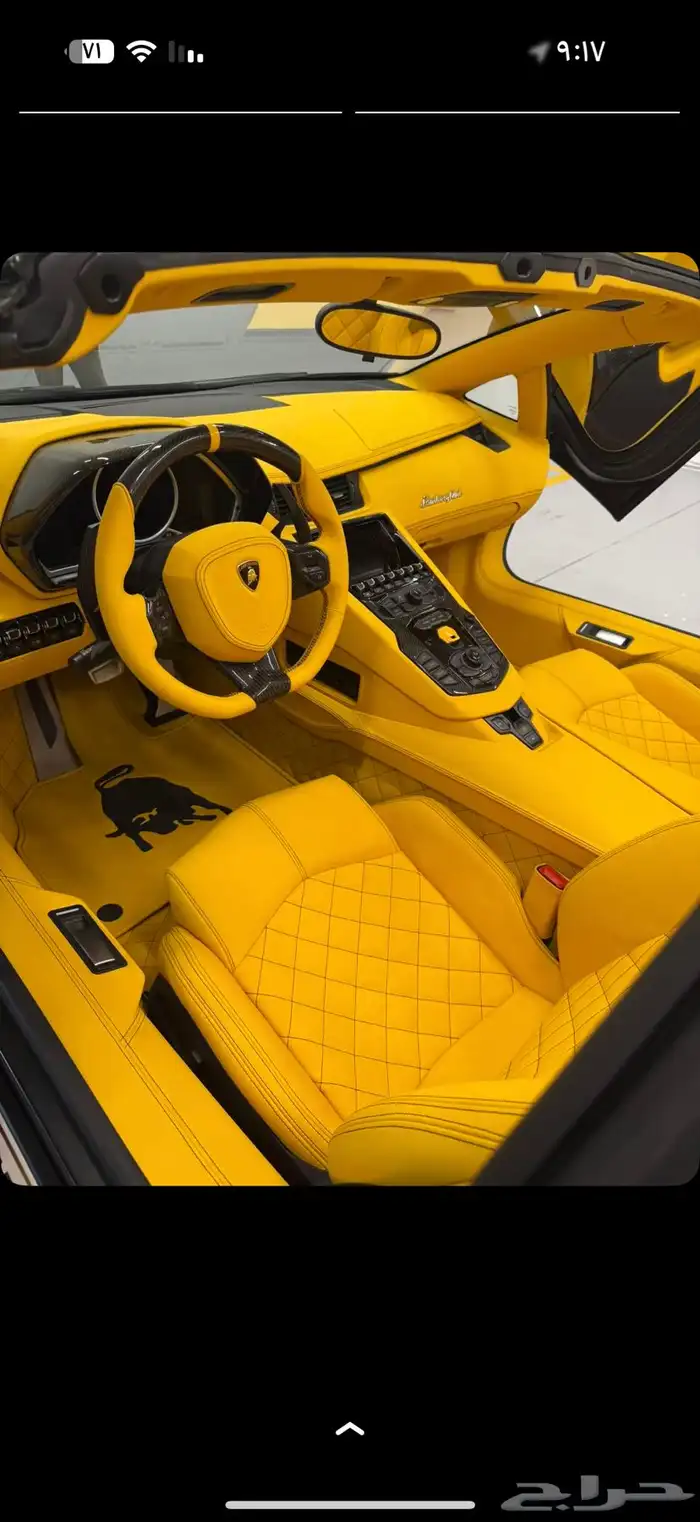 تحويل داخلية لمبرجيني أفنتادور كاربون فايبر carbon fiber 2