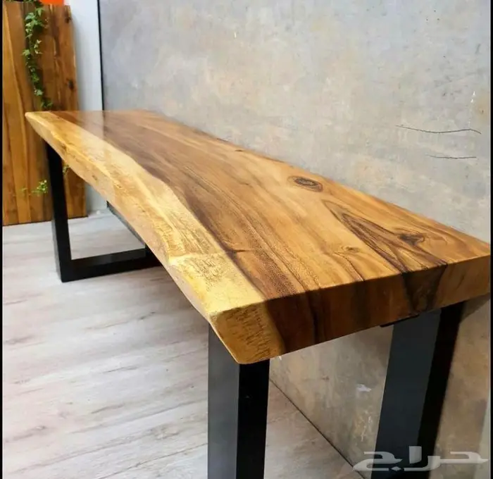 تفيل طاولات طعام مداخل مكاتب خشب طبيعي 2