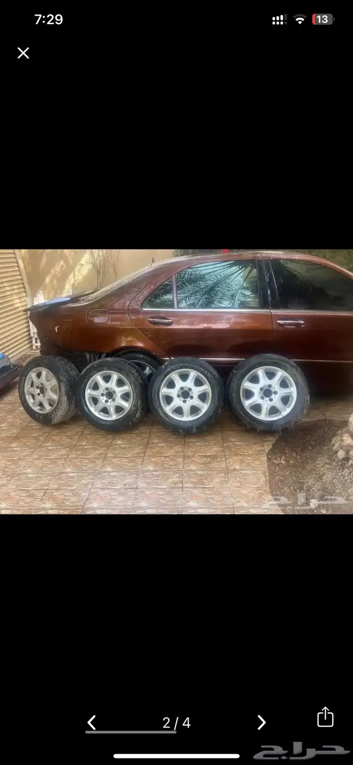جنوط مرسيدس فياقرا sclss مقاس 16 اصليه وكاله على السوم 0