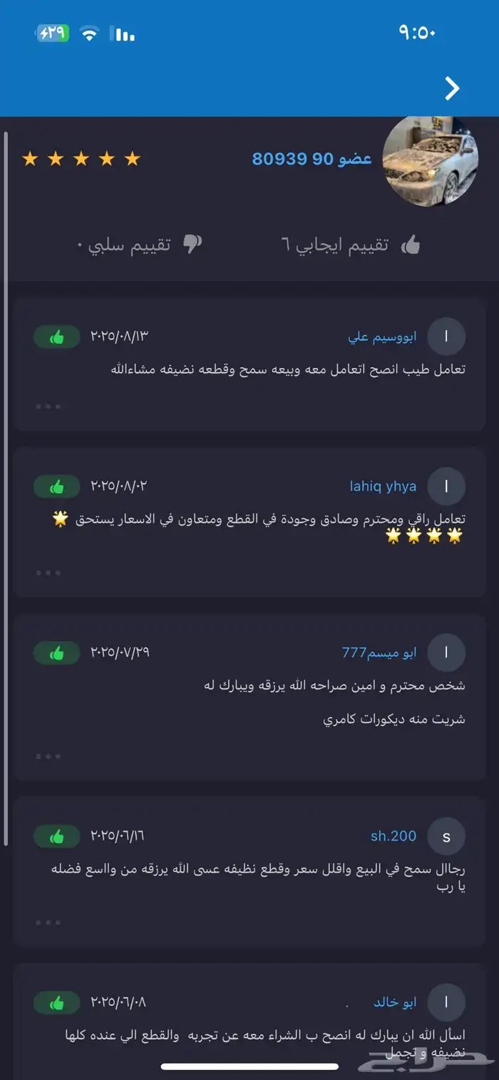 شمعات كامري 2003 -2004 -2005-2006 اصلي 4