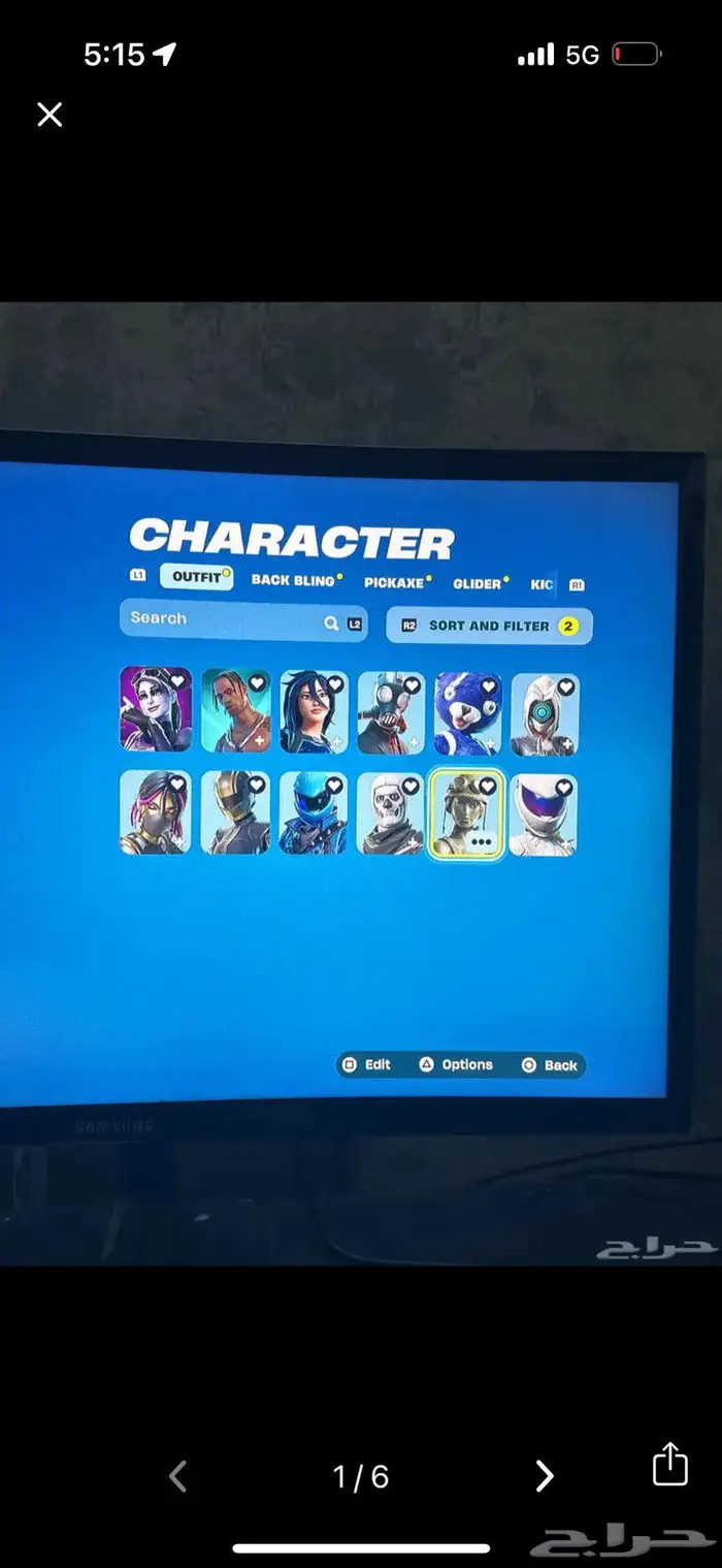 حساب فورت للبيع 0